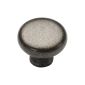 Rustic Pewter Round Cabinet Knob 32mm