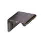 Rustic Pewter Edge Cabinet Pull 38mm