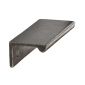 Rustic Pewter Edge Cabinet Pull 75mm