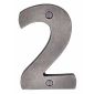 Rustic Pewter 76mm Door Number 2