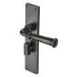 Rustic Pewter Ashfield Bathroom Door Handles