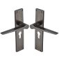 Rustic Pewter Gio Euro Profile Door Handles