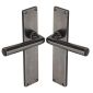 Rustic Pewter Octave Lever Latch Door Handles