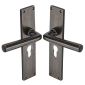Rustic Pewter Octave Euro Profile Door Handles