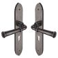 Rustic Pewter Hadley Lever Lock Door Handles