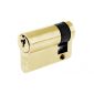 Polished Brass 5 Pin Euro Single Cylinder 40mm