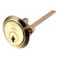 Polished Brass 5 Pin Rim Cylinder Keyed Alike