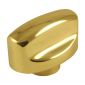 Designer Turn for Euro Profile Cylinders Polished Brass