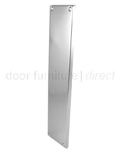 Chrome shop door plates