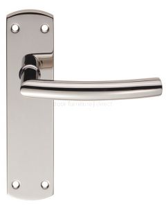 Steelworx Stainless Steel Arched Lever Latch Set
