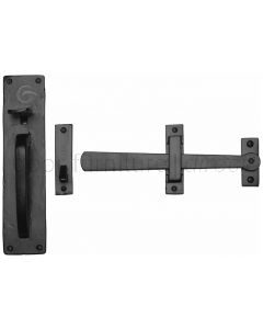Rustic Black Gate Latches