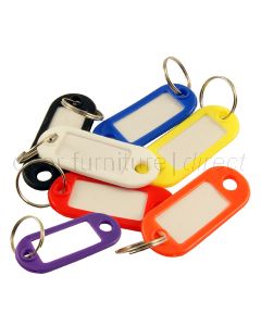 Key fobs with labels
