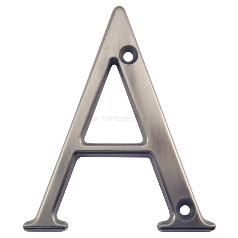 Fab and Fix Hardex Graphite Door Numerals 0-9 and Letters A-F 80mm