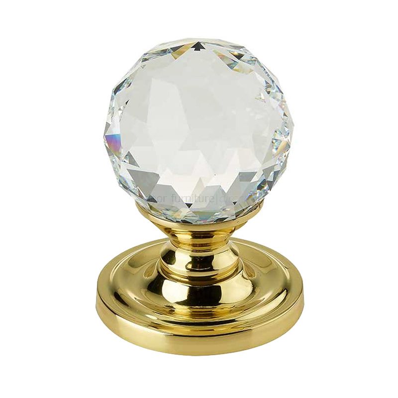 Swarovski Crystal Mortice Door Knobs 50mm