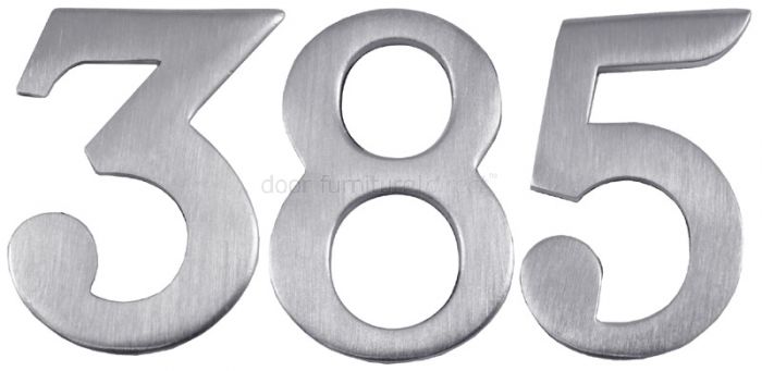 Adhesive door numbers