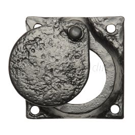 Black Antique Rim Cylinder Cover 65x58mm 1484