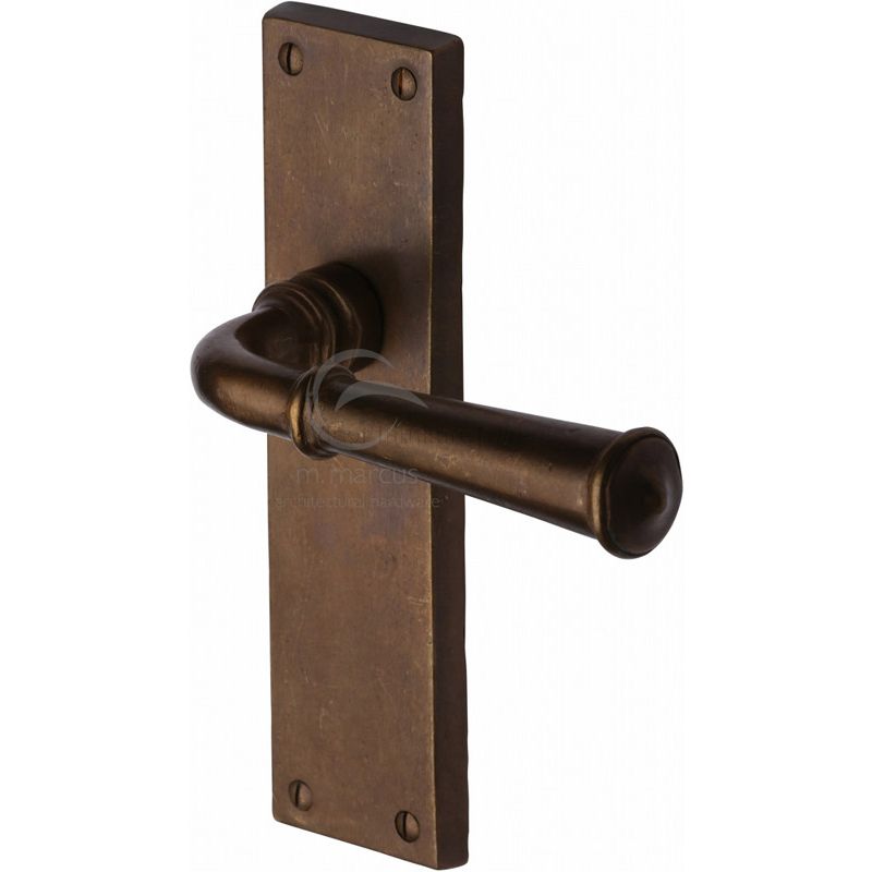Solid Bronze Rustic Ashfield Door Handles