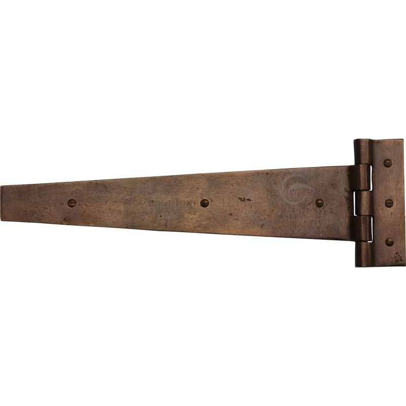 Solid Bronze Rustic Strap Hinges In Pairs