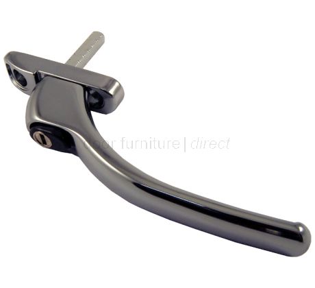 Connoiseur PVCU Locking Window Handle Hardex Chrome