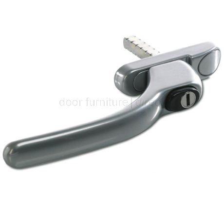 Connoiseur PVCU Locking Window Handle Hardex Graphite