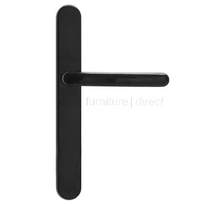 Fab and Fix Balmoral Smooth Black Dummy Door Handles