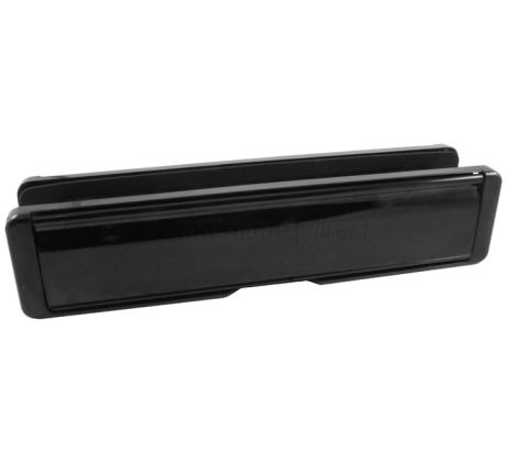 Fab and Fix Nu Mail Edge Black Telescopic Letterplate 310x68mm