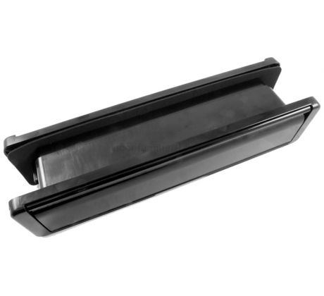 Fab and Fix Nu Mail Edge Black Telescopic Letterplate 310x68mm