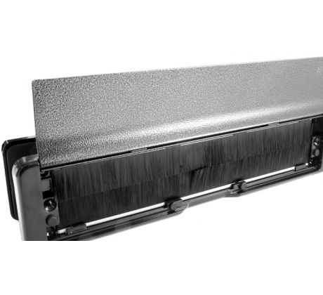 Fab and Fix Nu Mail Edge Antique Black Telescopic Letterplate 310x68mm