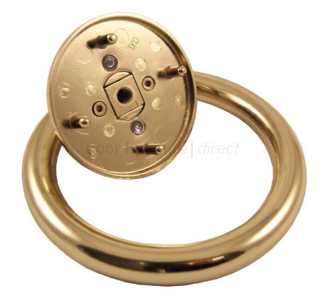 Fab and Fix Heritage Bull Ring Knocker Hardex Gold