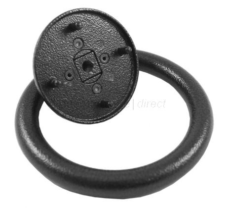 Fab and Fix Heritage Bull Ring Knocker Antique Black