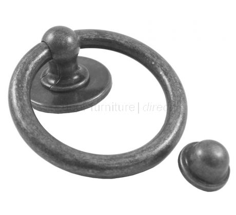 Fab and Fix Heritage Bull Ring Knocker Hardex Pewter