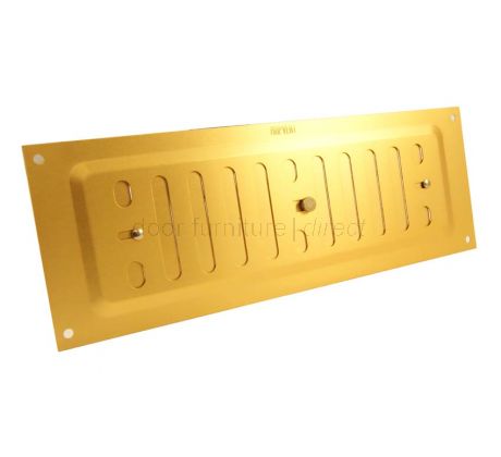 Gold Anodised Aluminium Adjustable Vent 229x76mm