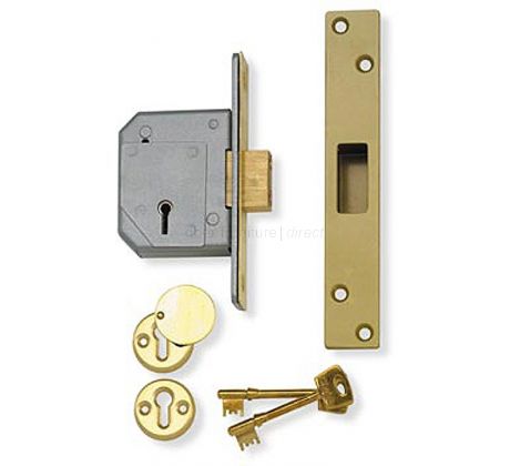 Union Deadlock 5 Lever BS3621 Brass 3G114E