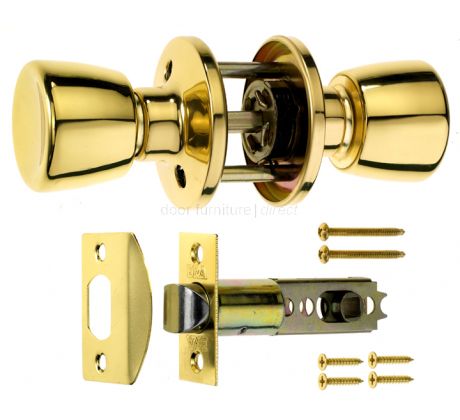 Era Brass Passage Door Knobset