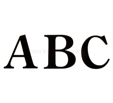 51mm Adhesive Black Numerals and Letters