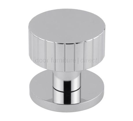 Polished Chrome Cog Mortice Door Knobs 60mm