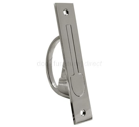 Polished Nickel Sliding Door Edge Pull BUR280PN