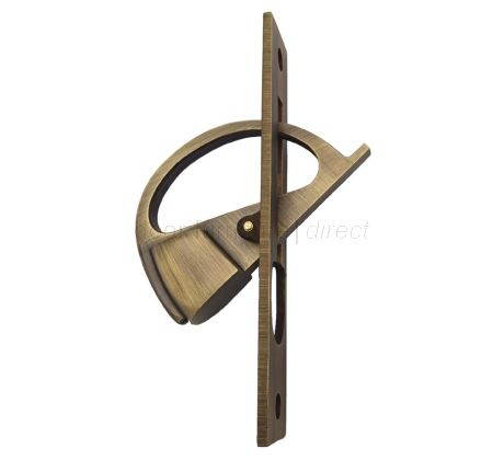 Antique Brass Sliding Door Edge Pull BUR280AB