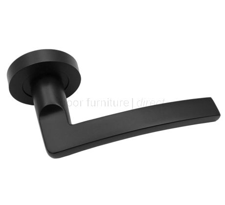 Tavira Matt Black Door Handle Pack