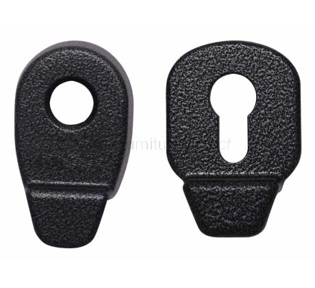 Euro Cylinder Pull and Internal Pull Antique Black 4F206