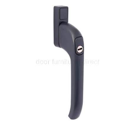 Architectural PVCU Inline Locking Window Handle Anthracite Grey