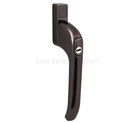 Architectural PVCU Inline Locking Window Handle Hardex Bronze
