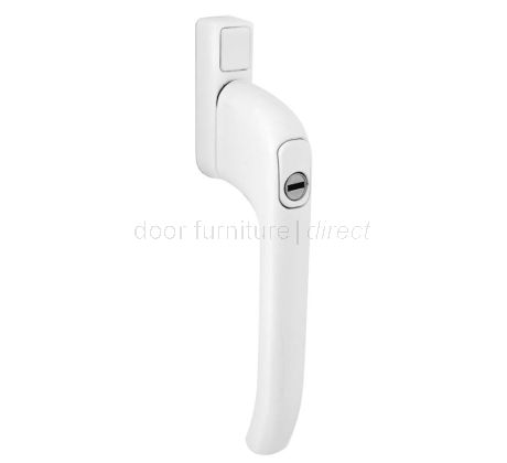 Architectural PVCU Inline Locking Window Handle White