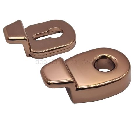 Euro Cylinder Pull and Internal Pull Hardex Rose