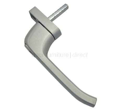 Architectural PVCU Inline Locking Window Handle Premium Satin