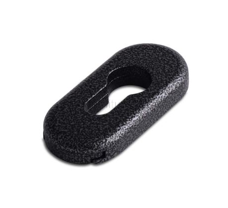 Architectural Euro Escutcheons Antique Black 4F056