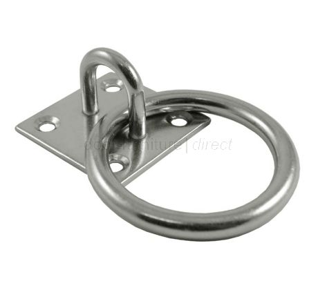 Grade 316 Stainless Steel 8mm Ring on Plate