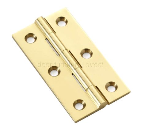 Polished Brass Cabinet Hinges In Pairs