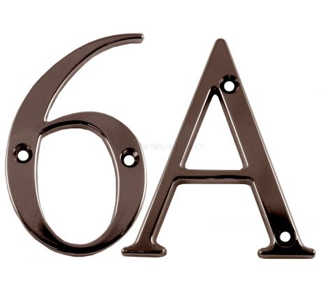 Fab and Fix Hardex Bronze Door Numerals 0-9 and Letters A-F 80mm