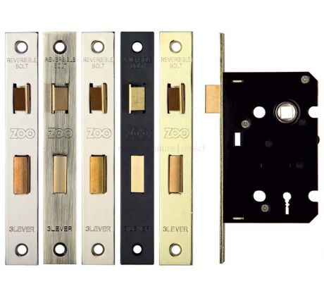 Contract 3 Lever Mortice Sashlock 64mm and 76mm